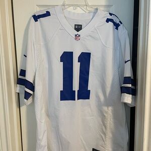 NFL Men's White and Blue Jersey